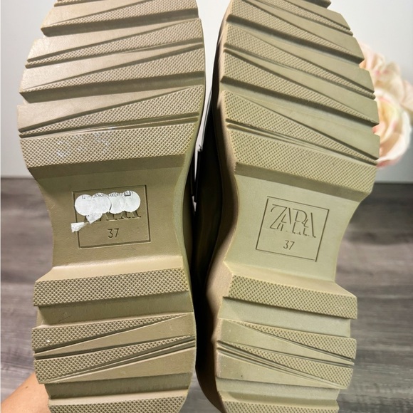 Zara Lugsole Glossy Loafers Womens EU37/US6.5-7 NWOT - Picture 7 of 8